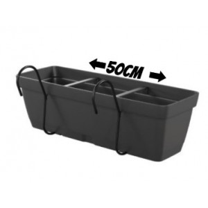MACETA COLGANTE RECTANGULAR 50CM...