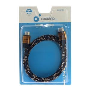 CABLE HDMI 1.5 METROS V2.0 4K BLISTER CROMAD - CR1013-2