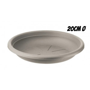 PLATO PARA MACETA 20CM TORTORA ARTPLAST