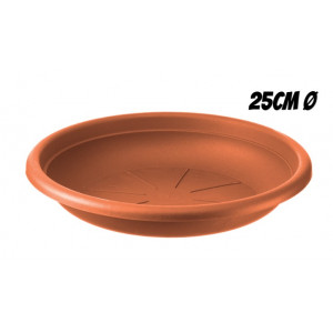 PLATO PARA MACETA 25CM TERRACOTA...