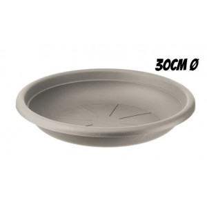 PLATO PARA MACETA 30CM TORTORA ARTPLAST