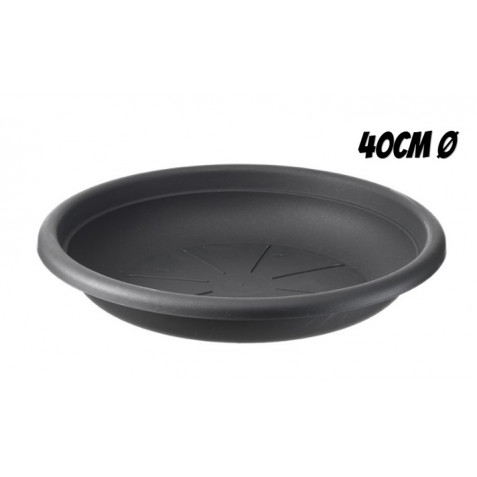 PLATO PARA MACETA 40CM ANTRACITA...