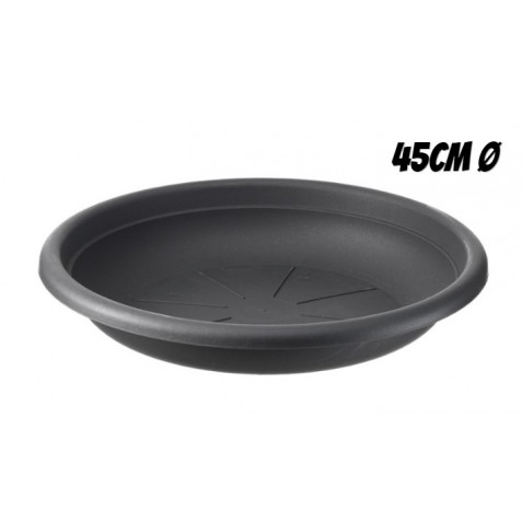 PLATO PARA MACETA 45CM ANTRACITA...
