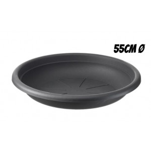PLATO PARA MACETA 55CM ANTRACITA...