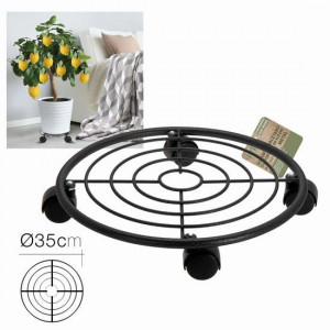SOPORTE PARA MACETAS CON RUEDAS 35CM...