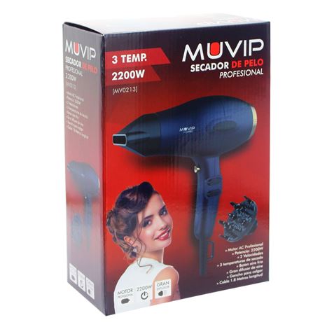 SECADOR DE PELO PROFESIONAL 2200W MUVIP - MV0213-1