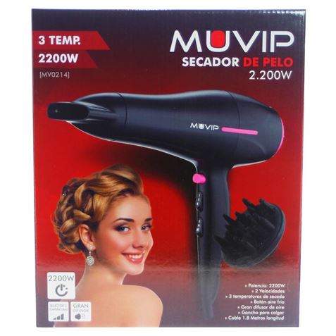 SECADOR DE PELO 2200W MUVIP - MV0214-1