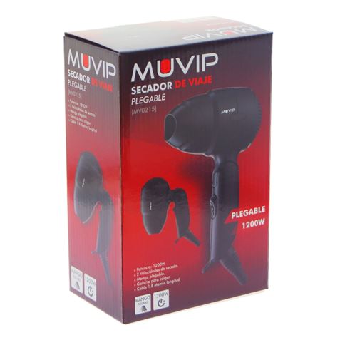 SECADOR DE VIAJE PLEGABLE 1200W MUVIP - MV0215-2