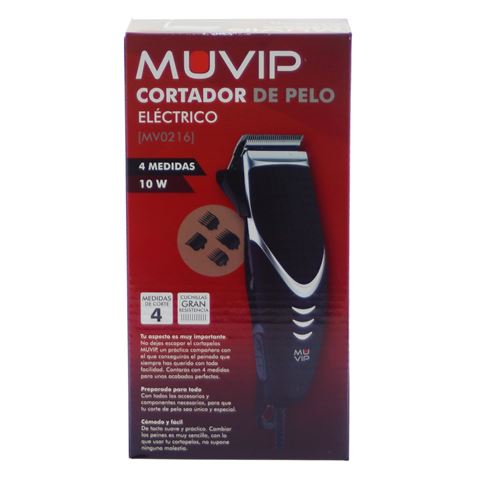 CORTADOR DE PELO ELÉCTRICO MUVIP - MV0216-1 CORTADOR DE PELO ELÉCTRICO MUVIP - MV0216-1
