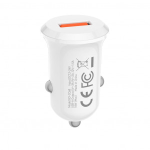 CARGADOR DE MECHERO 18W CC68 BLANCO XO