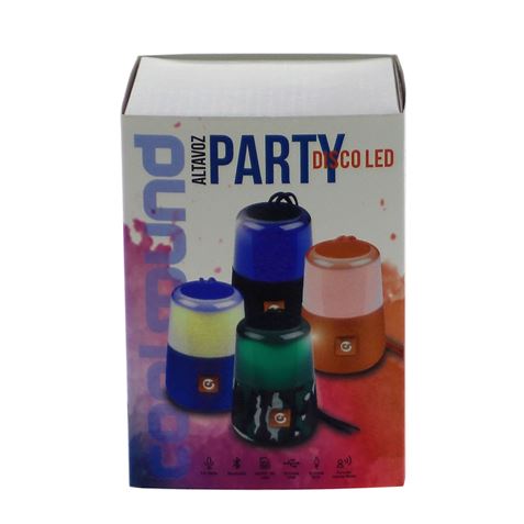 ALTAVOZ BLUETOOTH PARTY 5W NEGRO COOLSOUND - ALTAVOZPARTY1