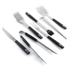 KIT DE 6 UTENSILIOS PARA BARBACOA CON...