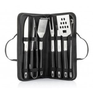 KIT DE 6 UTENSILIOS PARA BARBACOA CON...