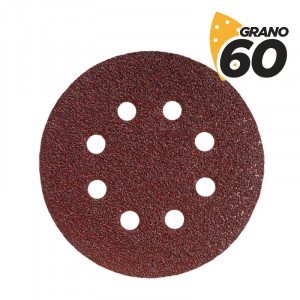 PACK 10 LIJAS 125MM GRANO 60 PARA...