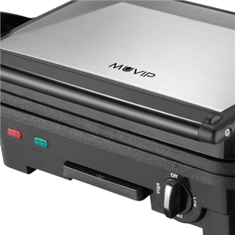 SANDWICHERA INOX 1800W 180º PLACAS REVERSIBLES MUVIP - MV0191_04