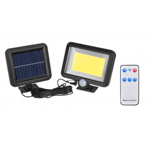 FOCO SOLAR CON SENSOR + MANDO 1000LM...