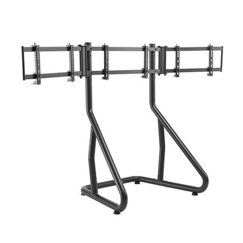 STAND PARA TRES TELEVISORES RACING SIMULATOR COCKPIT SEAT CROMAD - CR0949-1