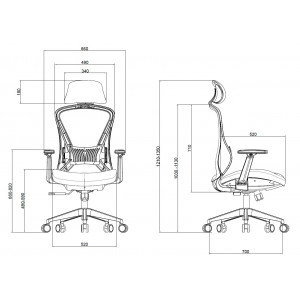 SILLA OFICINA GAMA SENIOR SE4000 CROMAD
