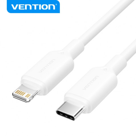 CABLE USB C A LIGHTNING | 3A | 1MTR...