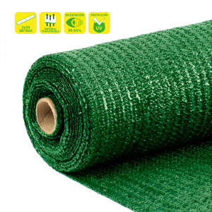MALLA DE SOMBREO VERDE 2X50 METROS...