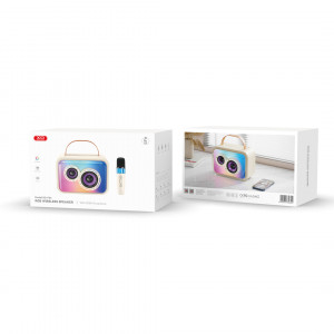 ALTAVOZ KARAOKE RGB 20W CON MICROFONO...
