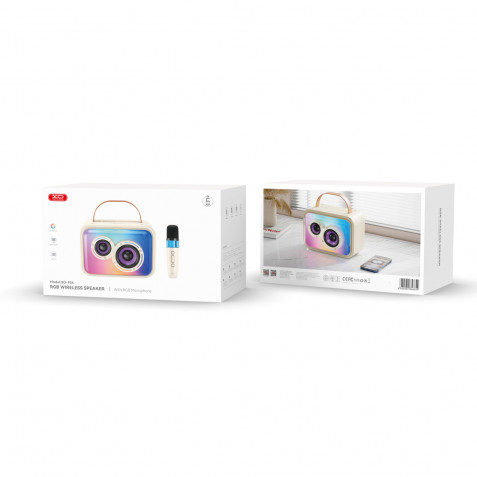 ALTAVOZ KARAOKE RGB 20W CON MICROFONO...