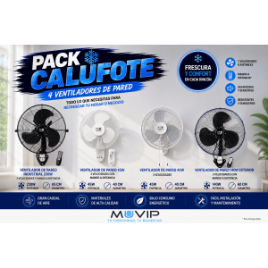 PACK VENTILADORES PARED MUVIP