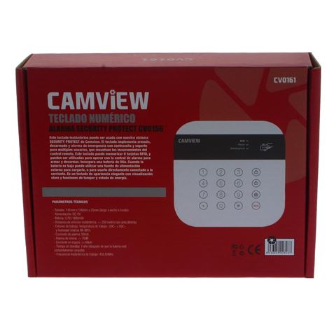 TECLADO NUMÉRICO ALARMA SECURITY PROTECT CV0156 CAMVIEW - CV0161-1