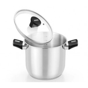 OLLA DE ACERO INOX CON TAPA DE...