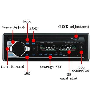 RADIO FM MP3 BLUETOOTH USB 60W COCHE - 51035-1