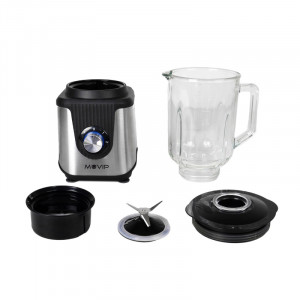 BATIDORA INOXIDABLE VASO CRISTAL...