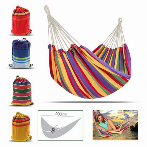 HAMACA CON BOLSA TRANSPORTE COLORES...