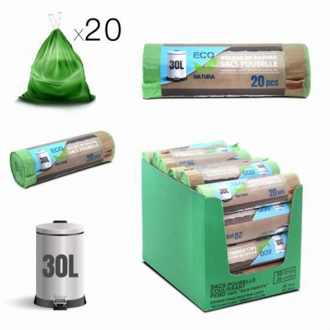 PACK 20 BOLSAS DE BASURA 30 LITROS...