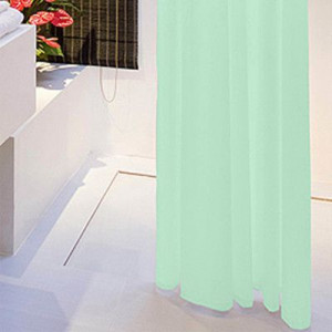 CORTINA DE BAÑO 140X180 VERDE HBS