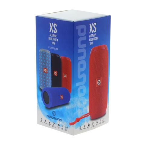 ALTAVOZ BLUETOOTH XS 10W AZUL COOLSOUND - XS