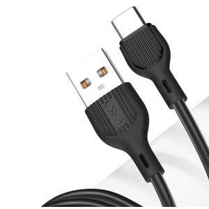 CABLE 2.1A USB A TIPOC 1 METRO NEGRO...