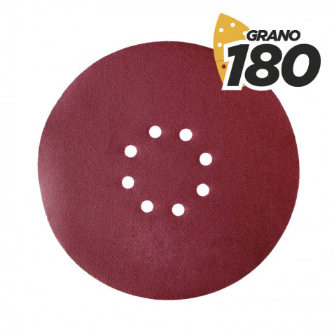 PACK 5 LIJAS REDONDAS GR180 VELCRO...
