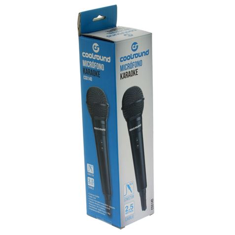 MICROFONO KARAOKE 6.5MM 2.5 METROS COOLSOUND - CS0140-1