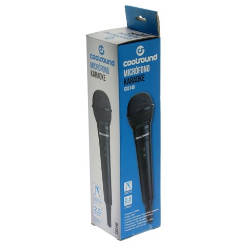 MICROFONO KARAOKE 6.5MM 2.5 METROS COOLSOUND - CS0140-2