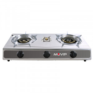 COCINA GAS INOX 3 FUEGOS SERIE STRONG...