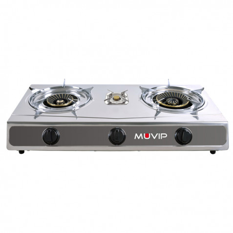 COCINA GAS INOX 3 FUEGOS SERIE STRONG...