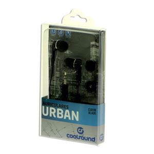 AURICULARES URBAN COLOR NEGRO COOLSOUND - CS0116-2