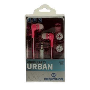 AURICULARES URBAN COLOR ROSA COOLSOUND - CS0119-1
