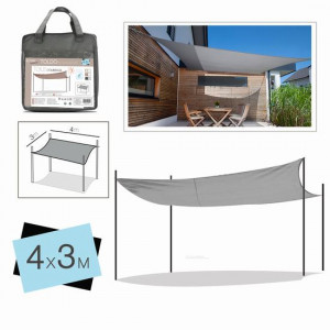 TOLDO RECTANGULAR 3X4 METROS GRIS +...