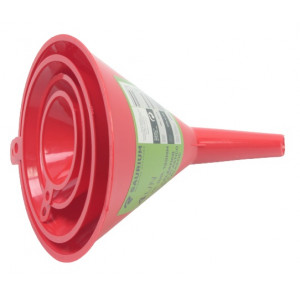 JUEGO 4 PCS EMBUDOS PLASTICO SAURIUM