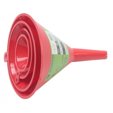 JUEGO 4 PCS EMBUDOS PLASTICO SAURIUM