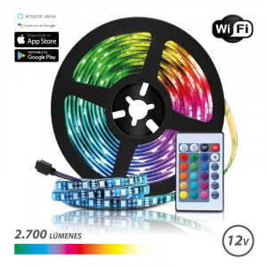 TIRA DE LED 12V 5 METROS RGB WIFI ELBAT