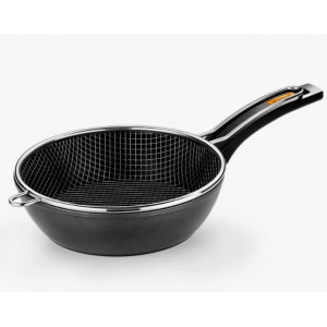 SARTEN CON CESTILLO 24CM FUEGO MONIX
