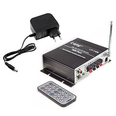 AMPLIFICADOR DIGITAL ESTÉREO HI-FI PORTÁTIL CON USB/SD/FM/MP3 LEPY - 51746-2