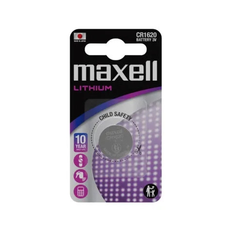 PILA CR1620 LITHIUM 3V MAXELL